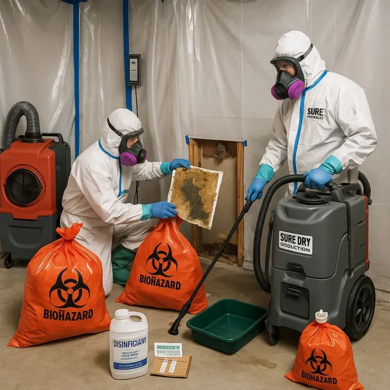 Contaminated Water Handling Protocols process in Oak Island, NC