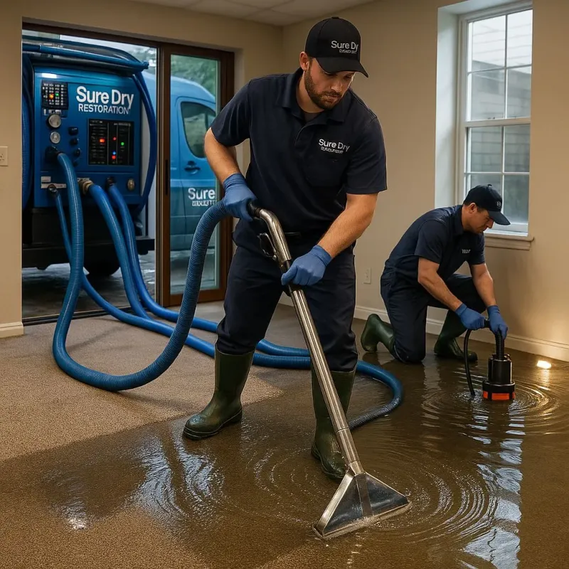 Water Extraction and Removal process in Oak Island, NC